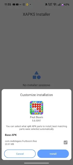 Screenshot of Fruit Boom